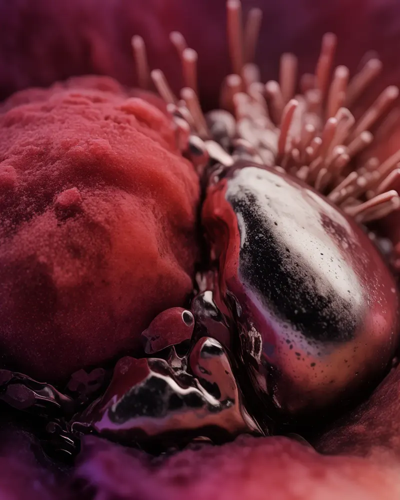 Velvet Pistil by Walid Aziz Basharyar