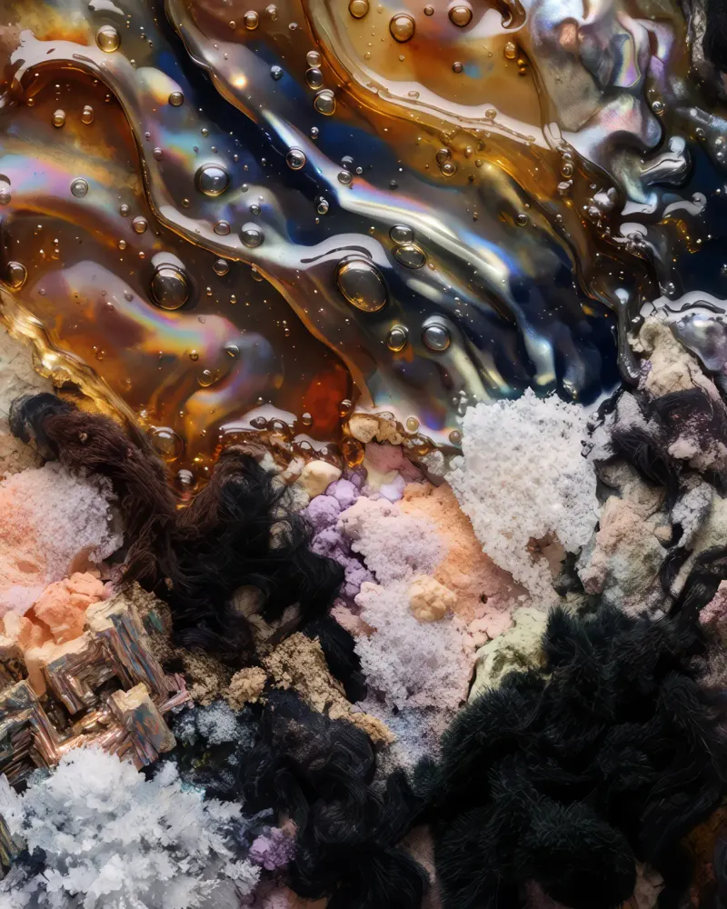 Bismuth Topography by Walid Aziz Basharyar