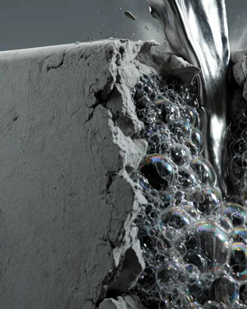 Fractured Foam by Walid Aziz Basharyar