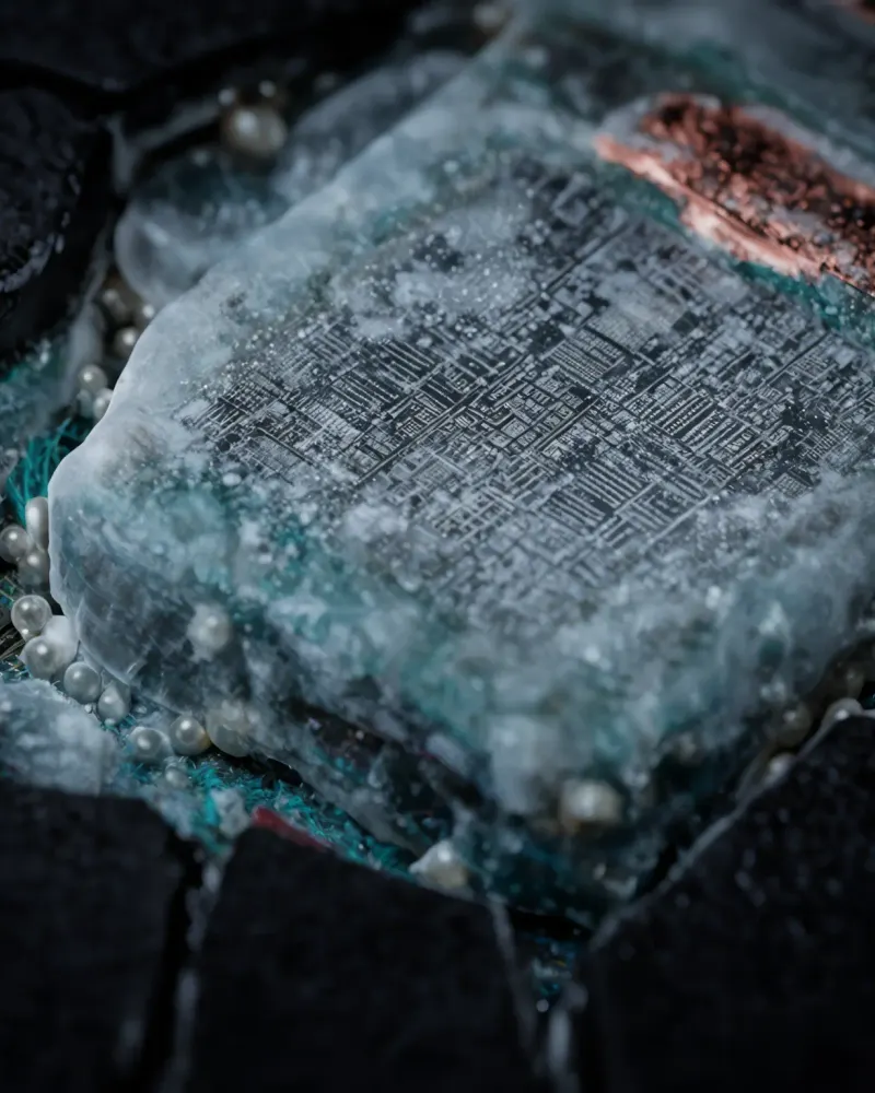 Encased Circuitry by Walid Aziz Basharyar