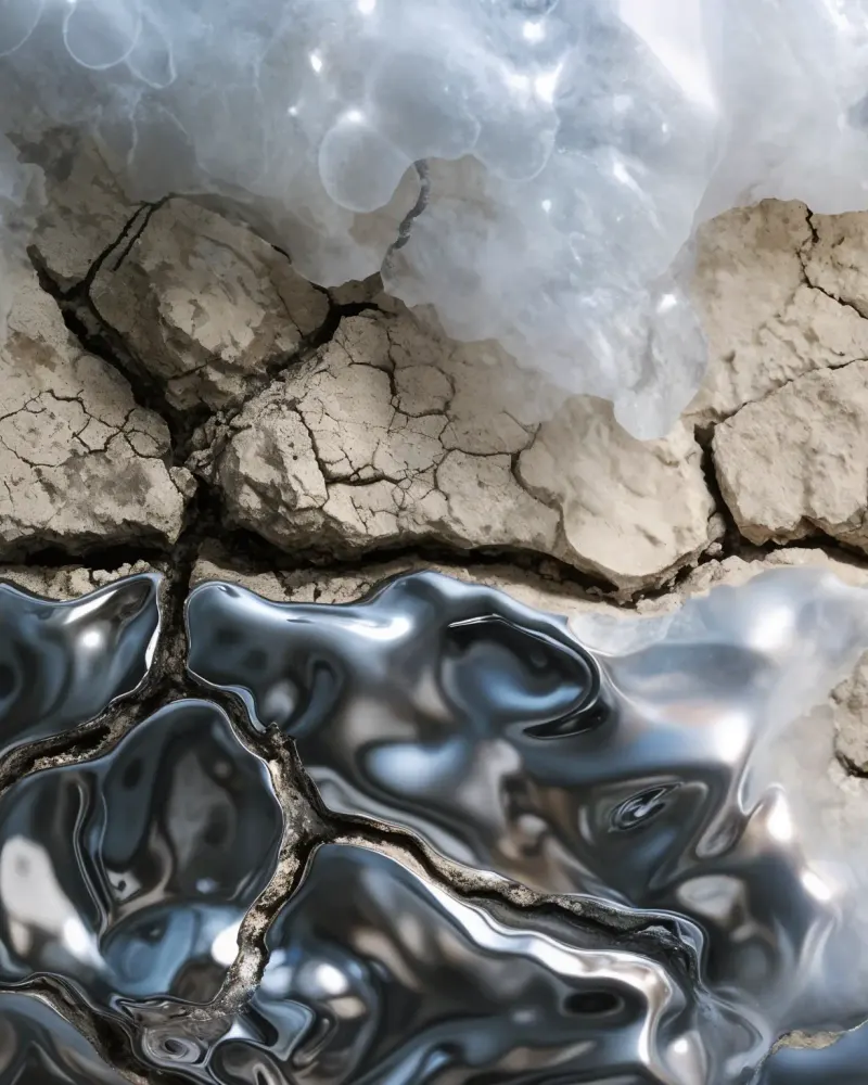 Frosted Tectonics by Walid Aziz Basharyar