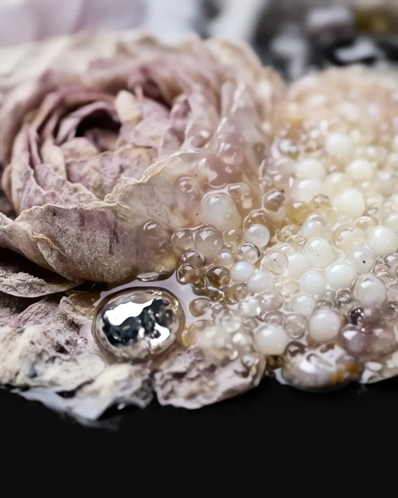 Pearlescent Bloom by Walid Aziz Basharyar