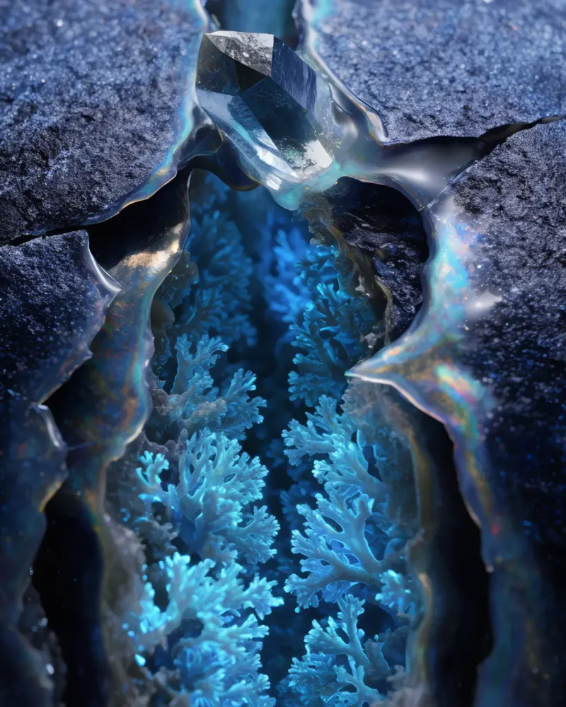 Frosted Geode by Walid Aziz Basharyar