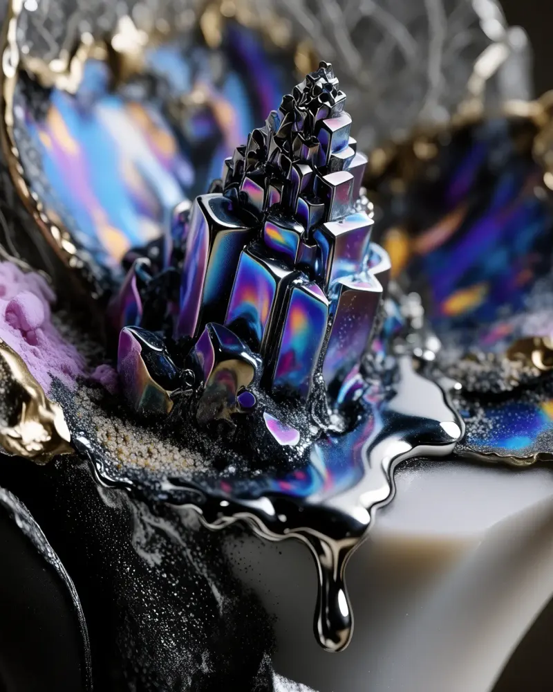 Iridescent Cavity by Walid Aziz Basharyar