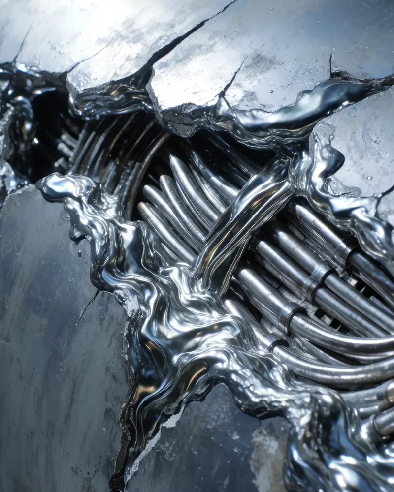 Exposed Conduits by Walid Aziz Basharyar