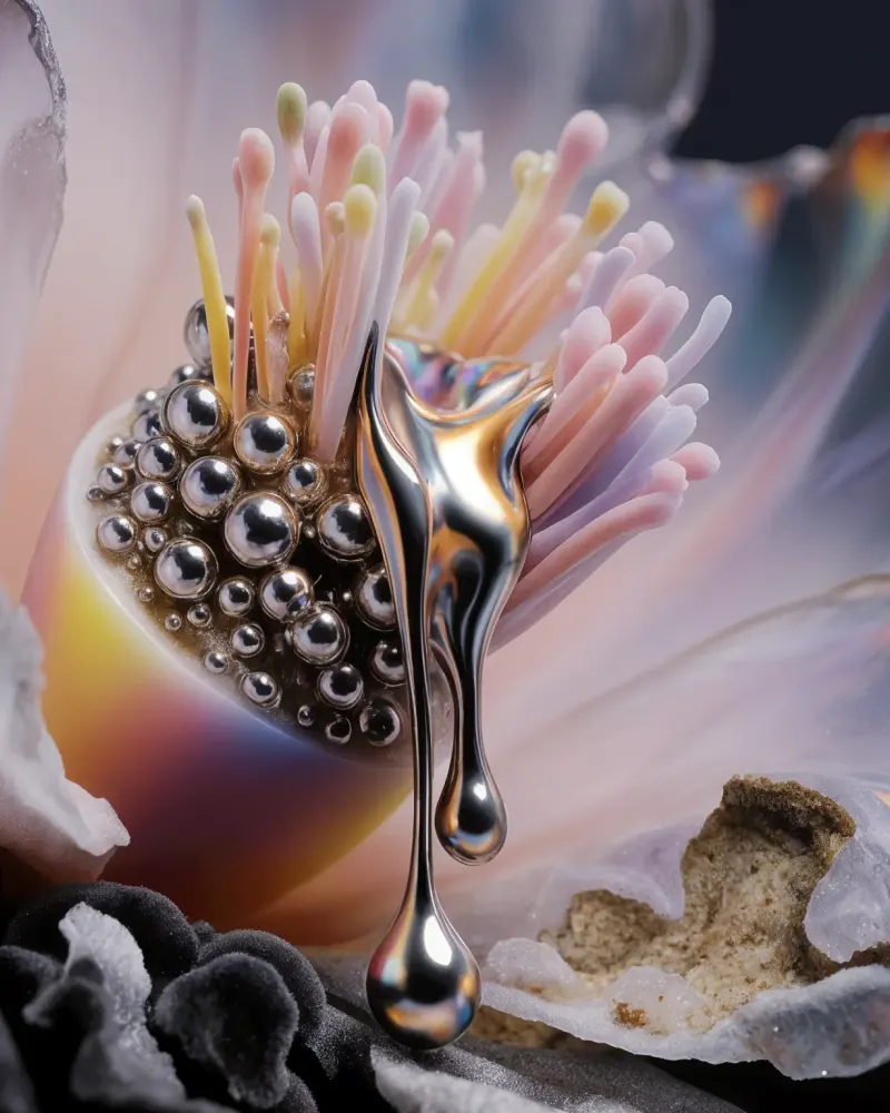 Crystalline Metallic Core by Walid Aziz Basharyar