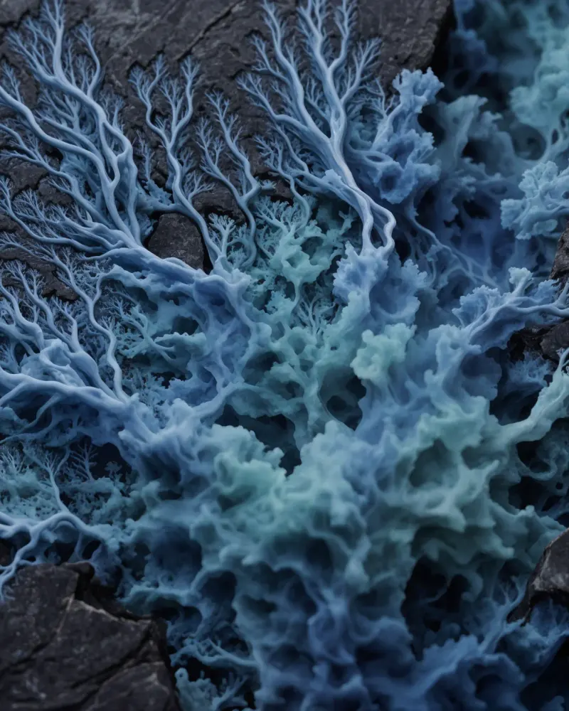 Branching Fluid Veins by Walid Aziz Basharyar