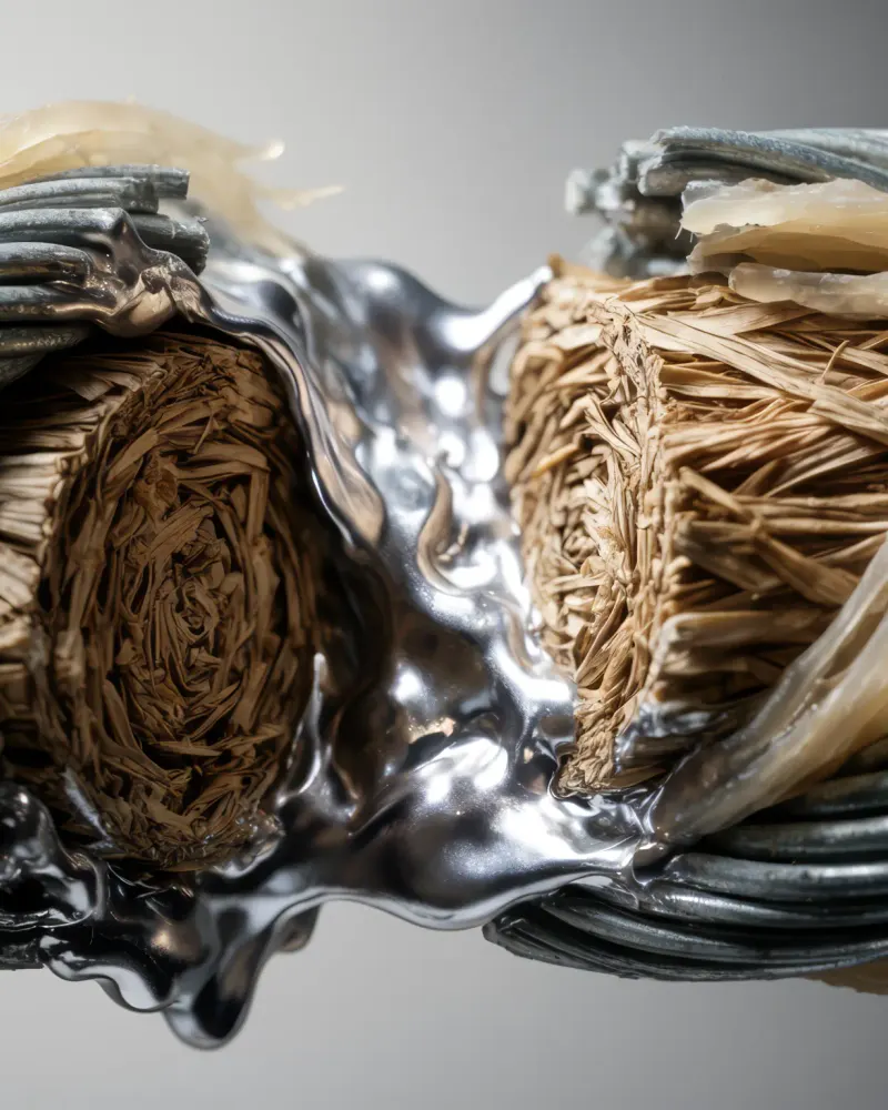 Severed Cable Core by Walid Aziz Basharyar