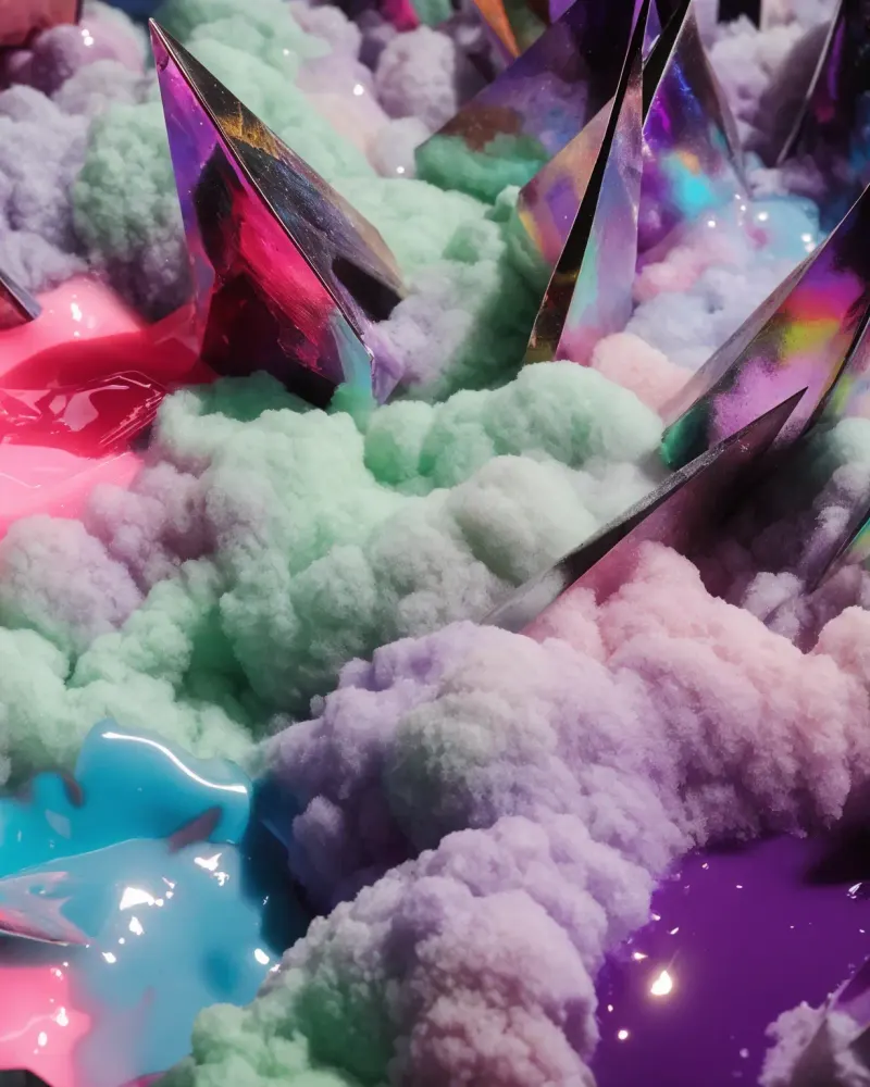 Polished Geometric Shards by Walid Aziz Basharyar