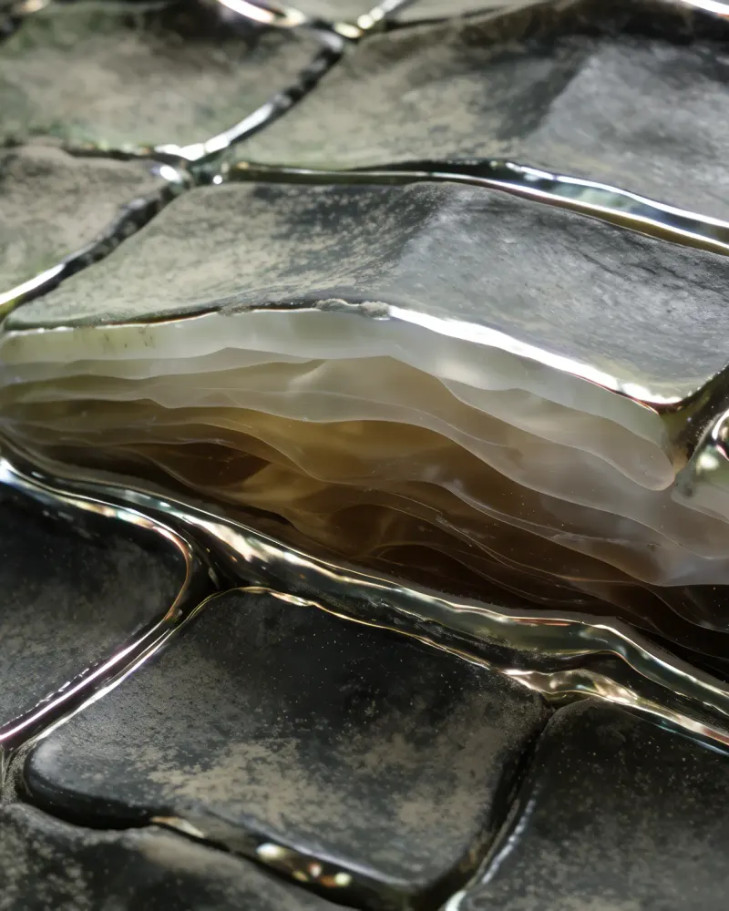 Fractured Sedimentary Plates by Walid Aziz Basharyar