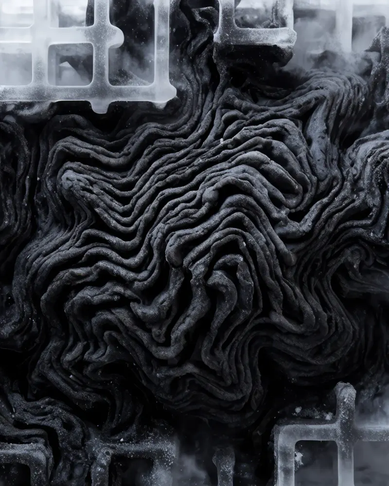 Confined Organic Folds by Walid Aziz Basharyar