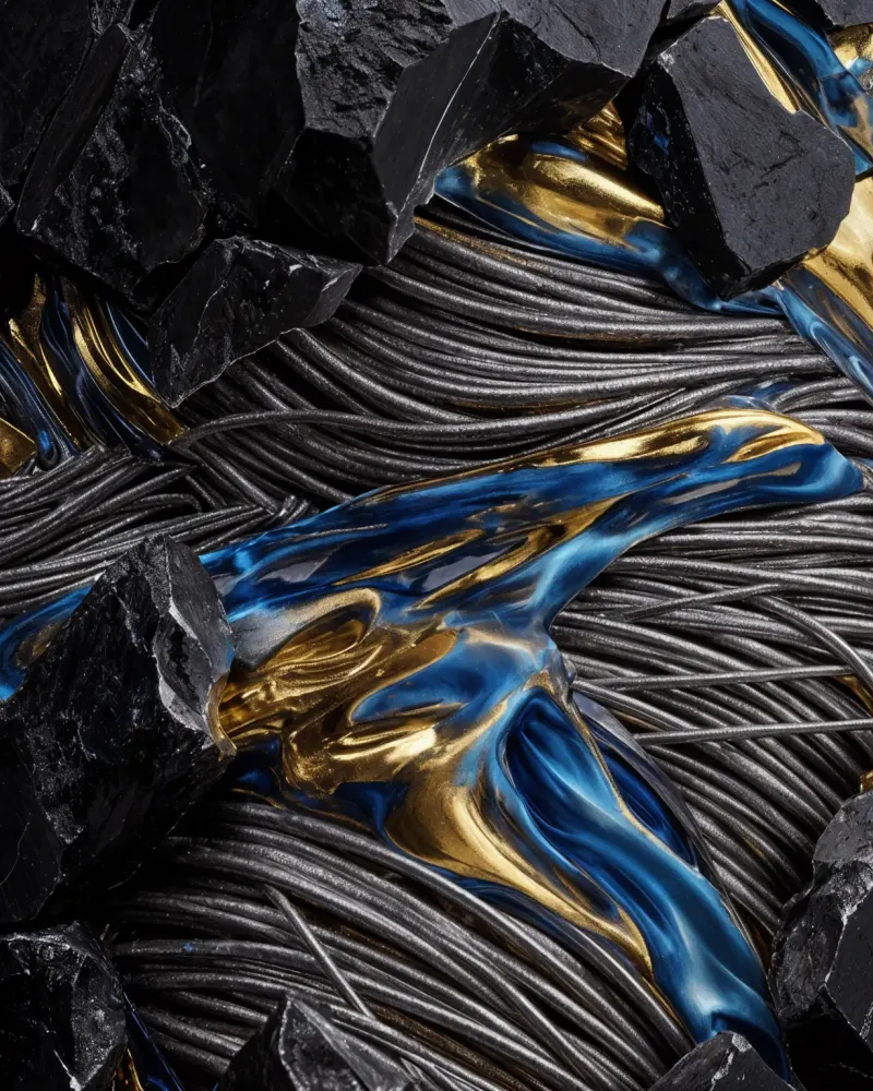 Fractured Cable Fissure by Walid Aziz Basharyar