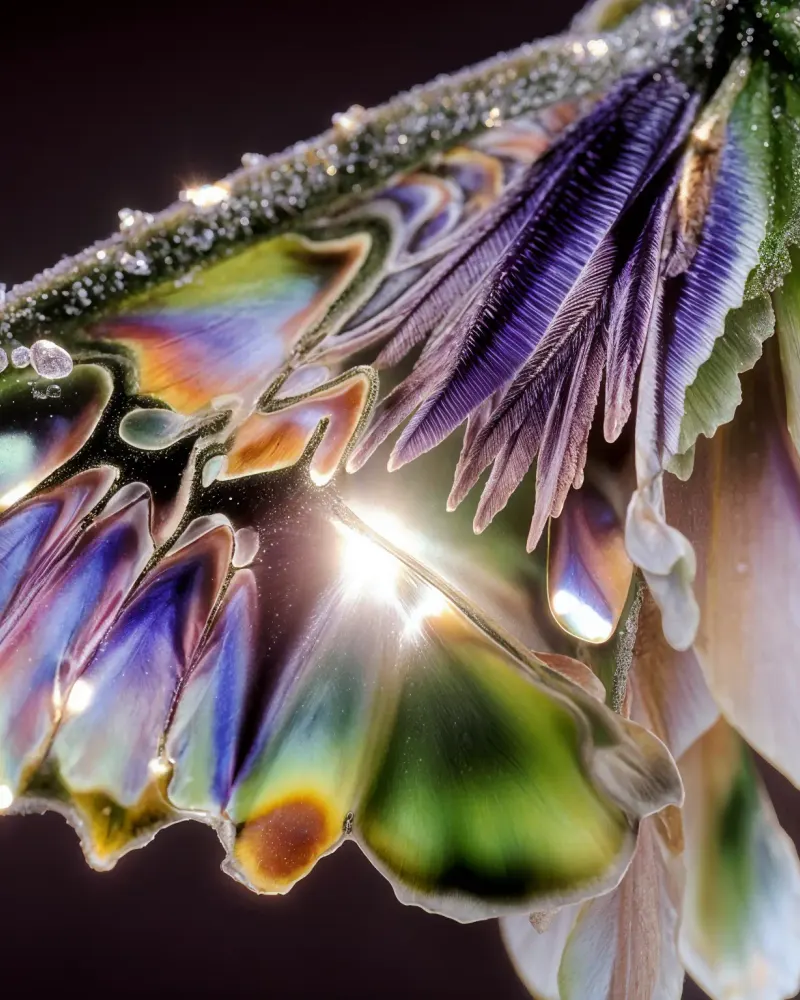 Luminescent Botanical Wing by Walid Aziz Basharyar