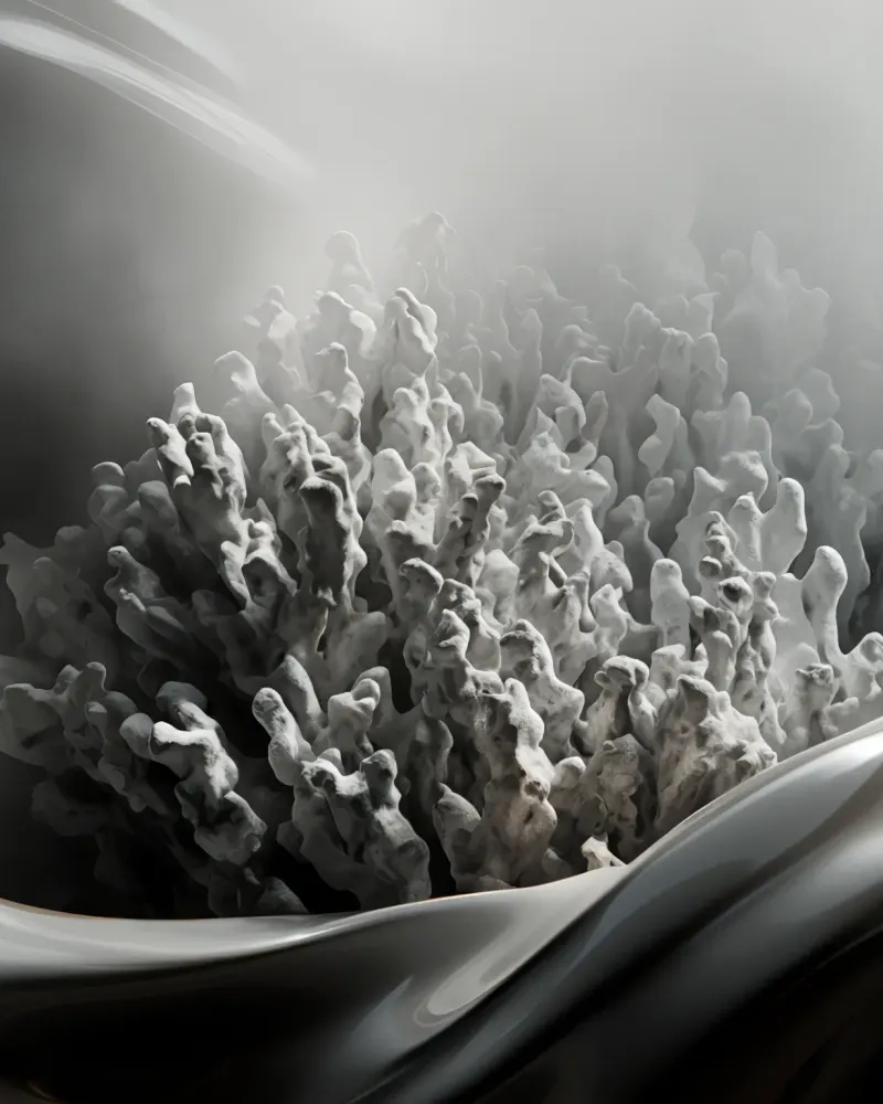 Porous Coral Bloom by Walid Aziz Basharyar