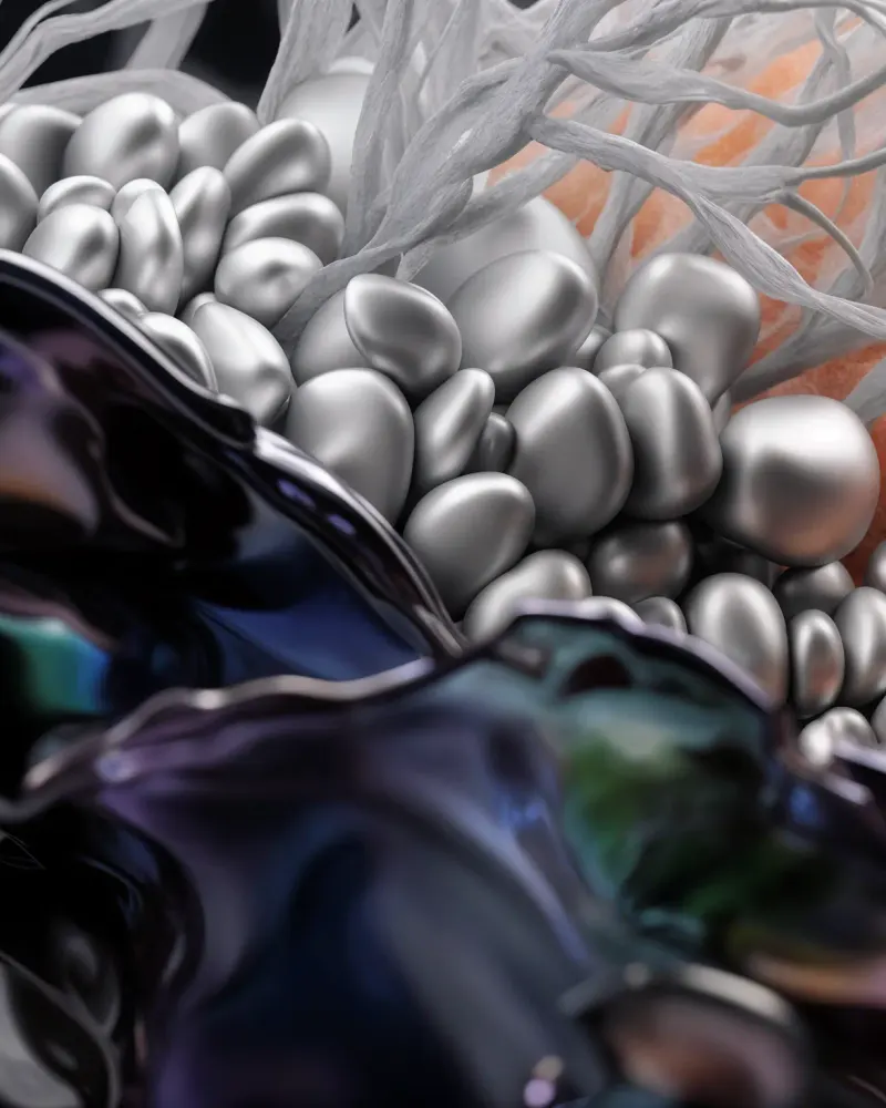 Fleshy Synthetic Topography by Walid Aziz Basharyar